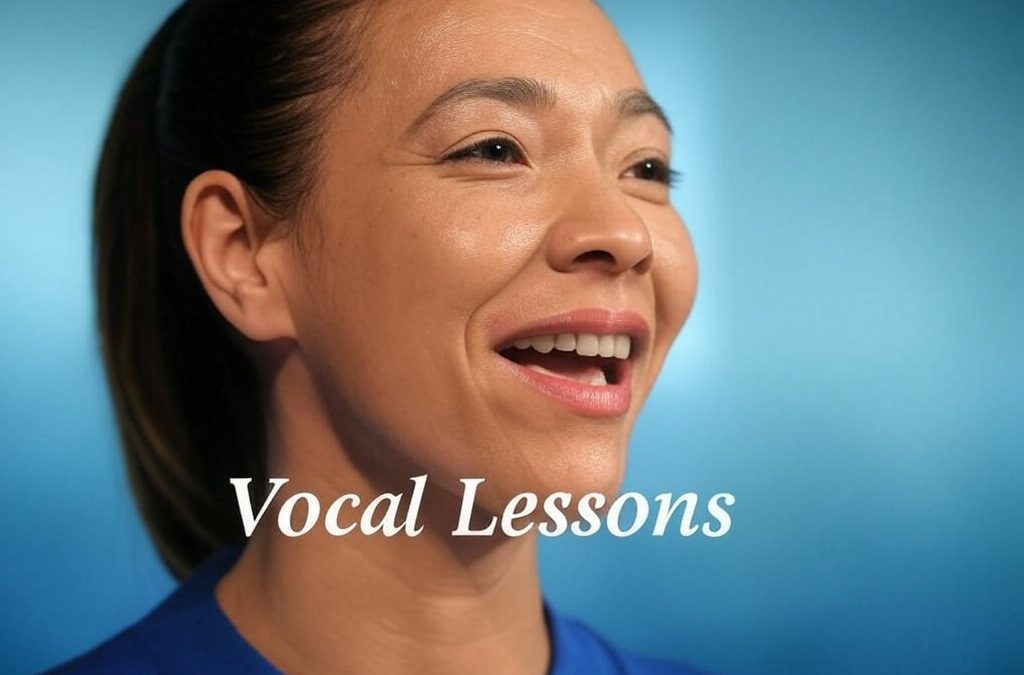 Singer building confidence during a Gold Coast singing lesson